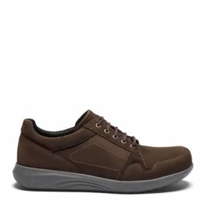 New feet Nubuck w stretch Brun
