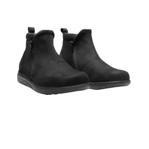 New feet boot with 2 zipper Man Black 252-21