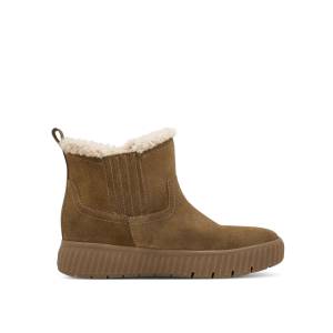 Tamaris comfort step-in boots brun mocka