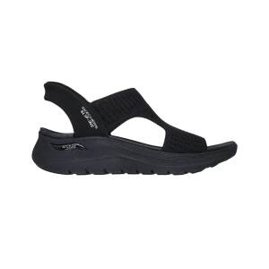 Skechers Hands Free Slip-ins Arch Fit 2.0 slingback-sandal med stickad rem och vadderad innersula för komfort och stöd.