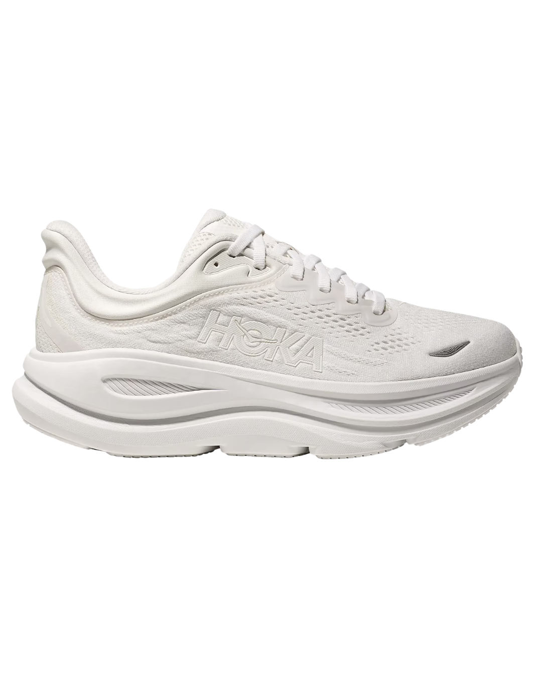 Hoka Bondi 9 dam vita löparskor med maximal dämpning och ventilerande mesh