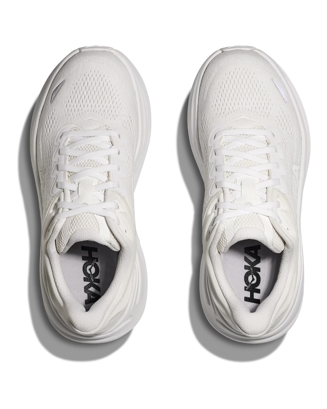 Hoka Bondi 9 dam vita löparskor med maximal dämpning och ventilerande mesh