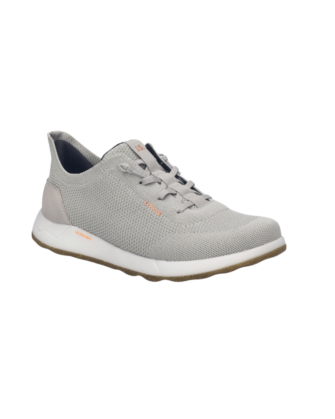 Josef Seibel Clint 01 herr sneaker i mineral med utbytbar sula och meshovandel