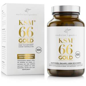 KSM66 GOLD kosttillskott med Ashwagandha, saffran och B6 för stress och hormonell balans