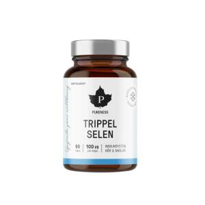 Trippel Selen kosttillskott med vitamin E i kapslar