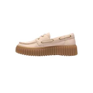 Clarks Torhill Boat båtskor herr i cream nubuck