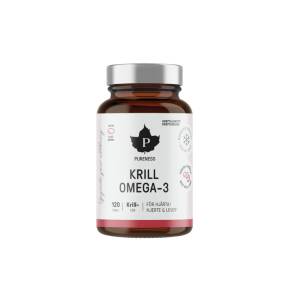 Pureness Krill Omega-3 kapslar med omega-3, kolin och astaxantin för hjärta och lever.