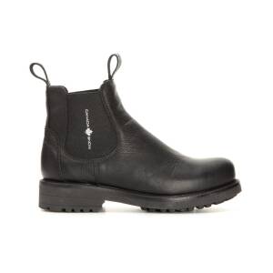 Canada Snow Dawis svarta Chelsea boots dam i skinn
