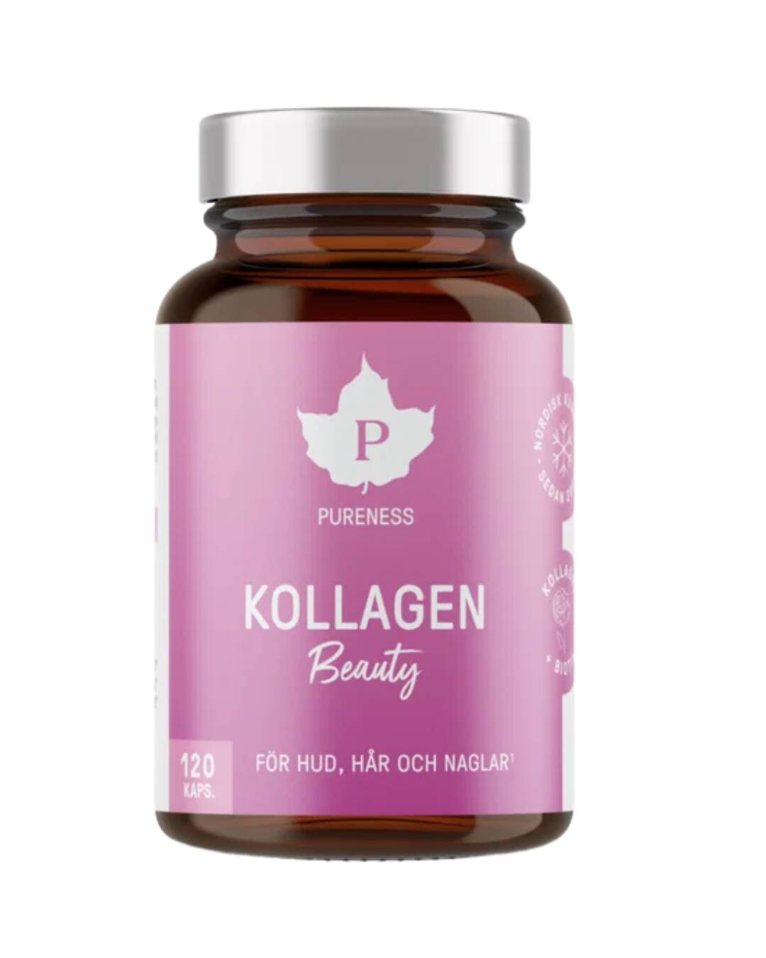 Pureness Kollagen Beauty kapslar med Verisol, C-vitamin, zink och biotin