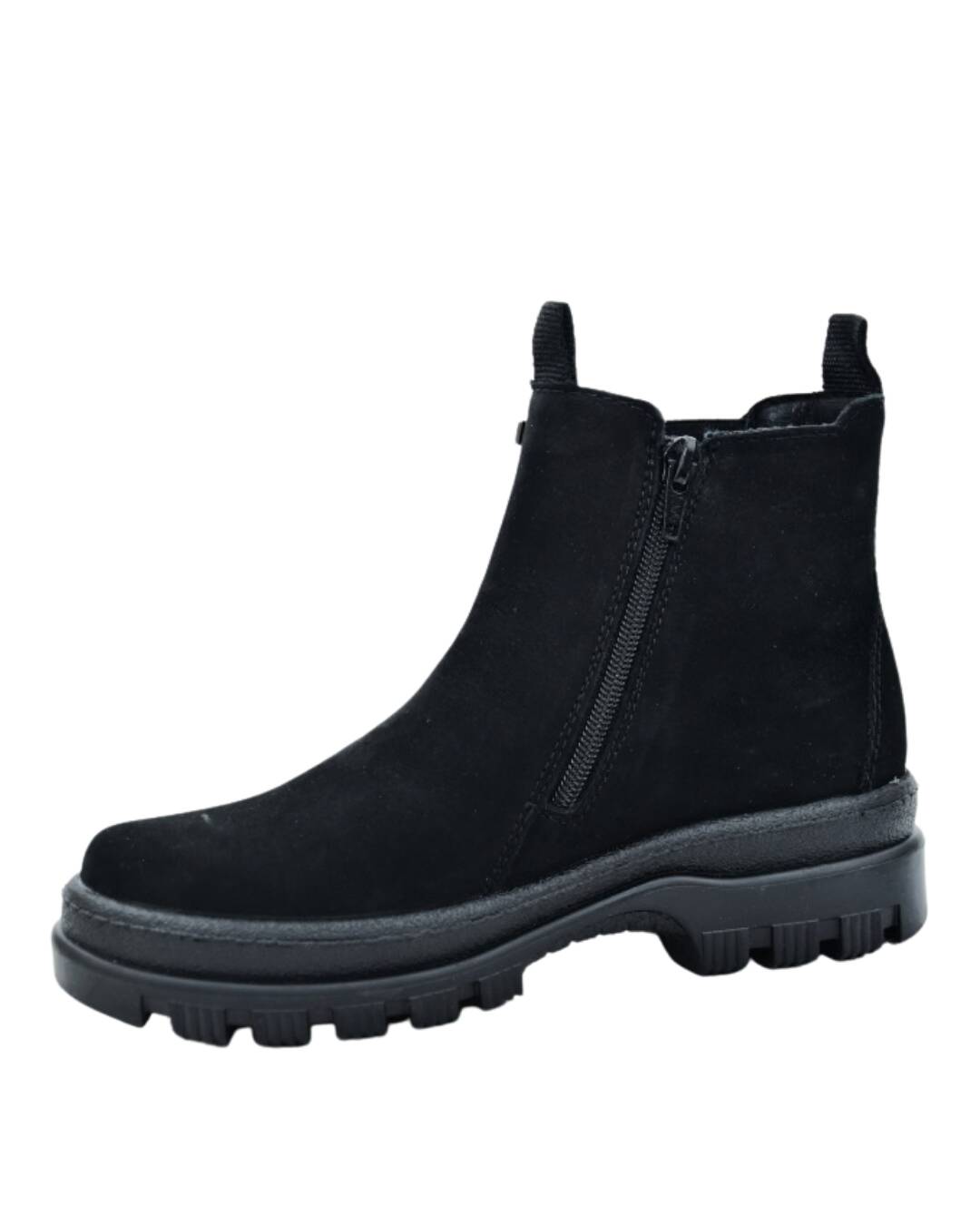 Varmfodrad boots med utfällbara broddar och RiekerTEX